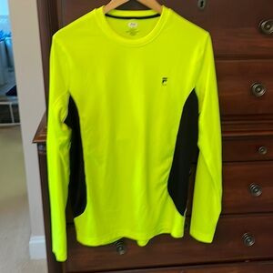 NWOT Fila reflective running shirt